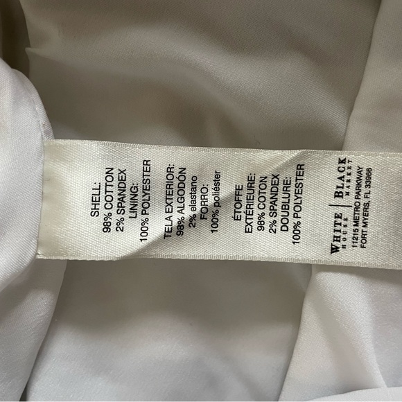 WHBM sleeveless cotton dress midi size 12 - Picture 5 of 5